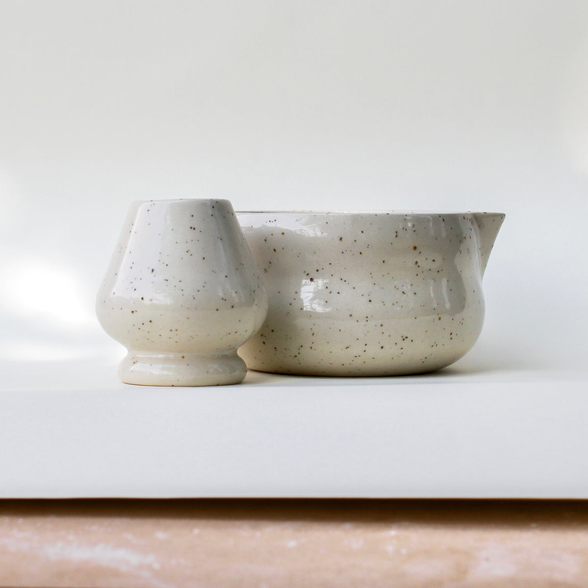MATCHA SET bazaltowe kropki