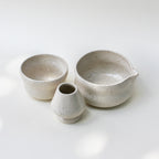MATCHA SET bazaltowe kropki