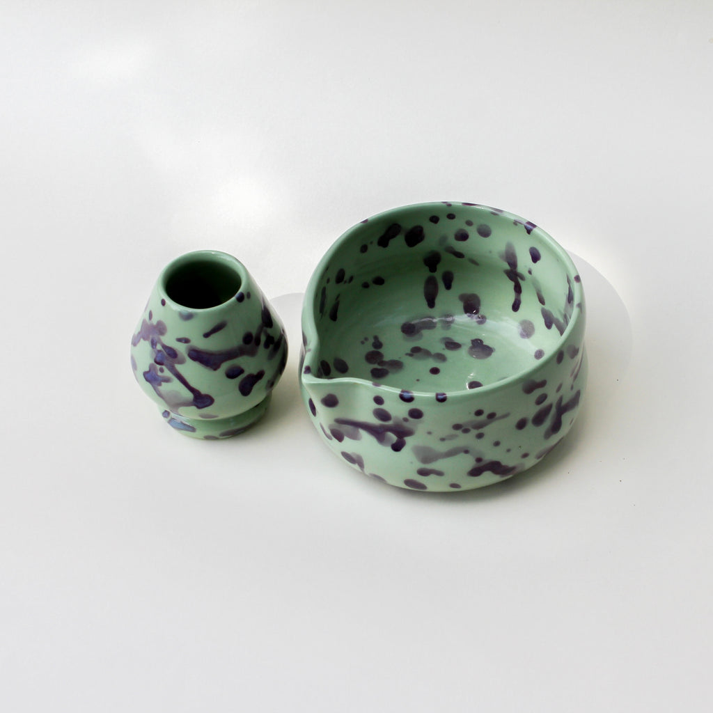 MATCHA SET miętowo-fioletowy