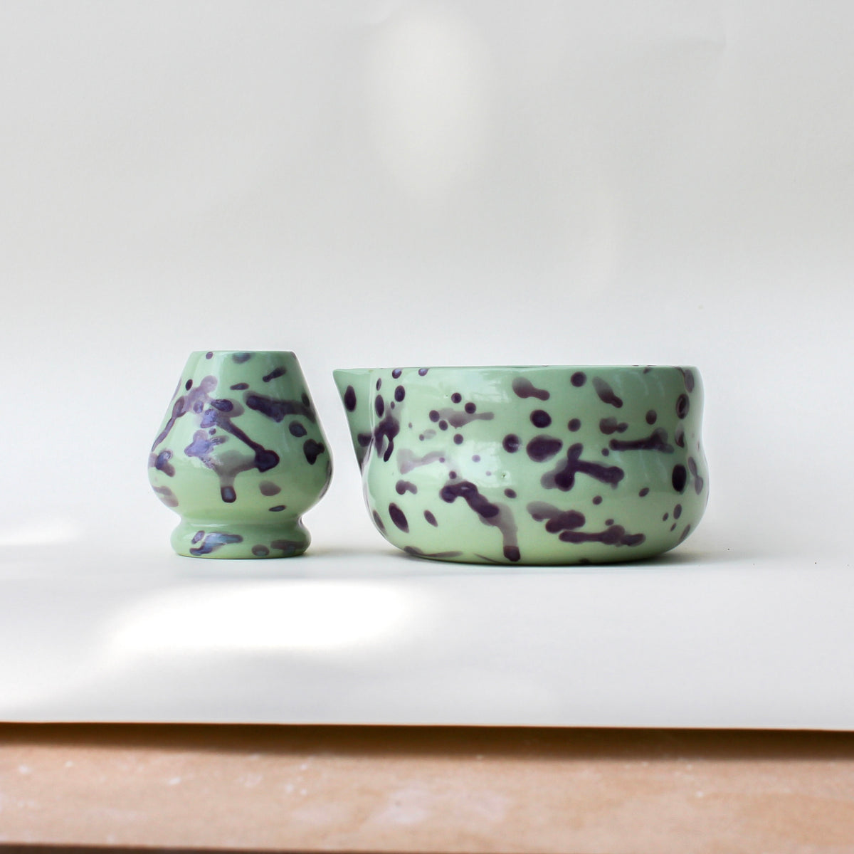MATCHA SET miętowo-fioletowy