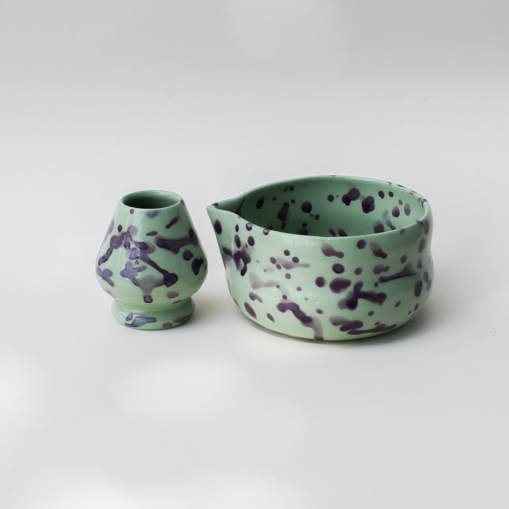 MATCHA SET miętowo-fioletowy