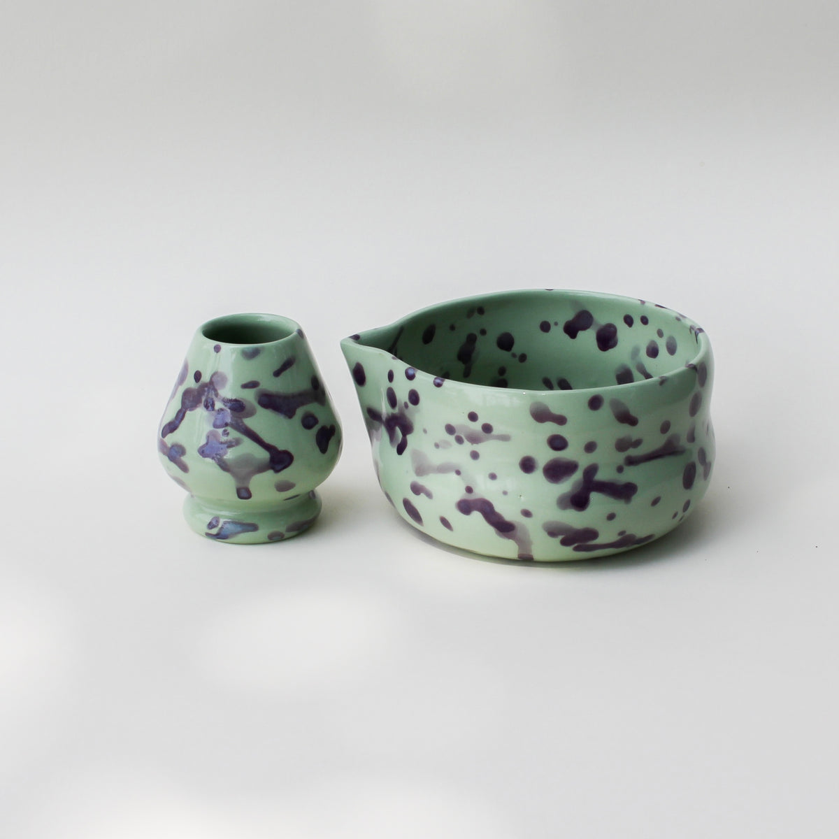 MATCHA SET miętowo-fioletowy